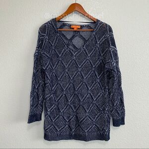 Joe Fresh Size Large Textured Diamond Knit Sweater, Sz Large